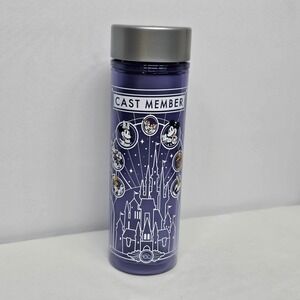Disney 100 Years‎ of Wonder Cast Member Purple Water Bottle 19.5 oz NEW